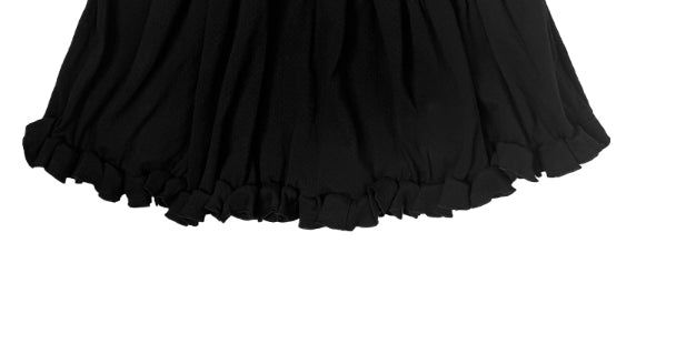 Coun Jacquard Diagonal Shirring Frill Midi Skirt
