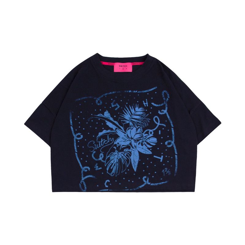 エデンスカーフショートスリーブTシャツ (FOR WOMAN)_SYS7TS56BK