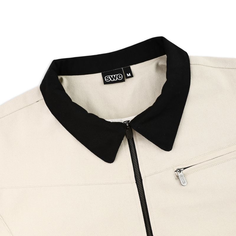 SWE SCRIPT JACKET - BEIGE