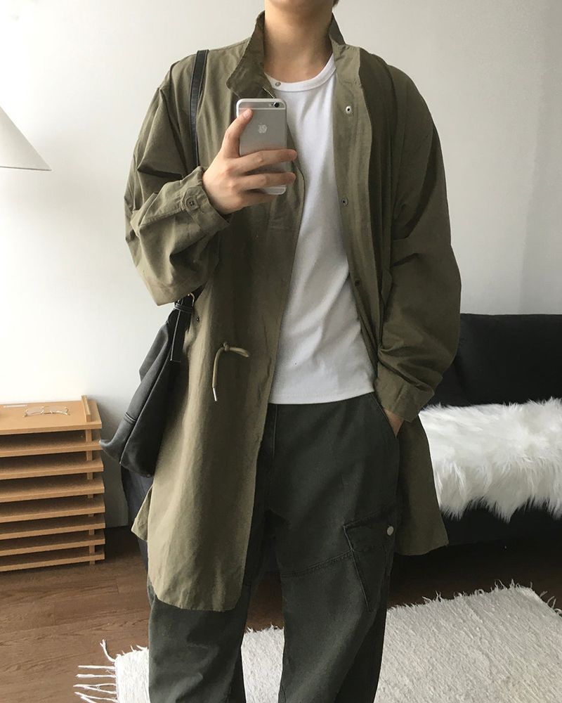 Vent High Neck Fishtail Jacket