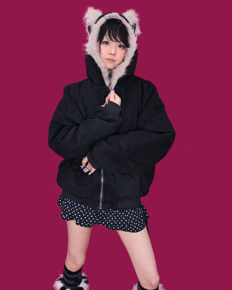 black fox hood jumper (누빔)