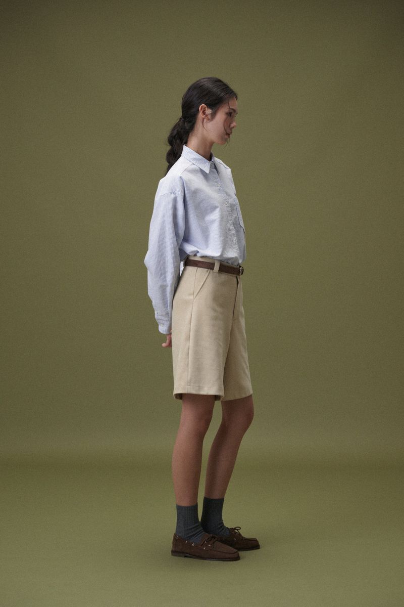 Suede belt (Brown)