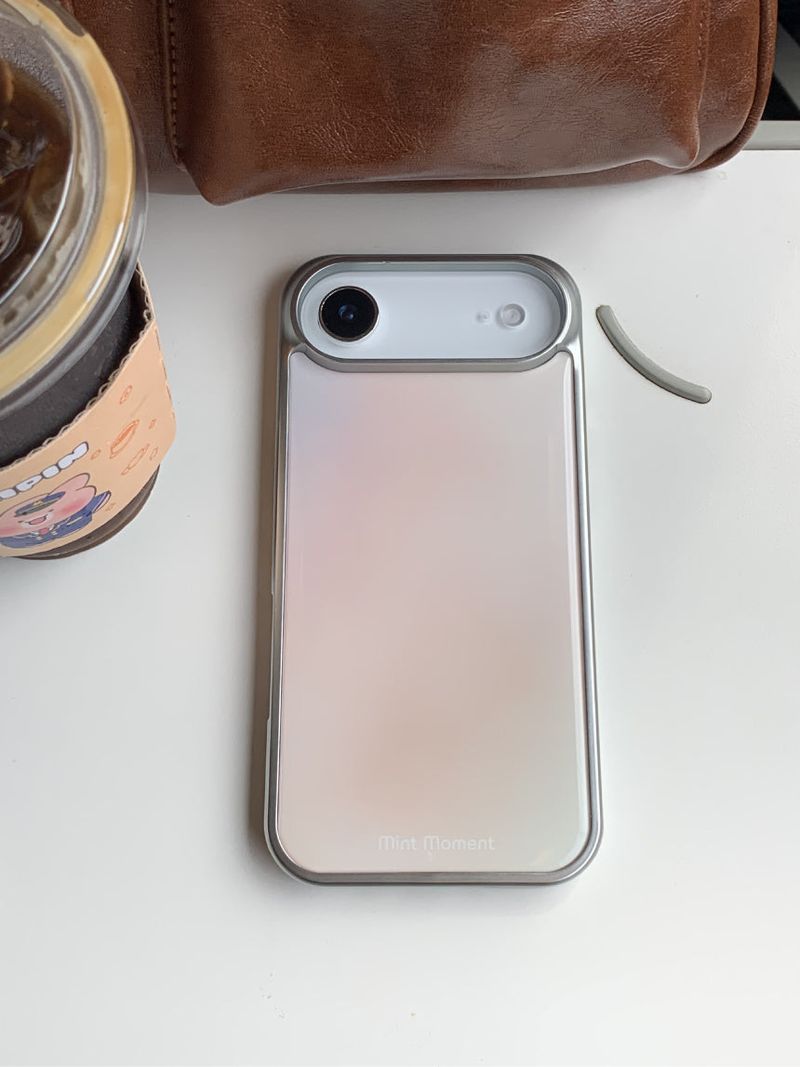 [MADE]サンセット シルバーエポキシバンパー iPhoneケース