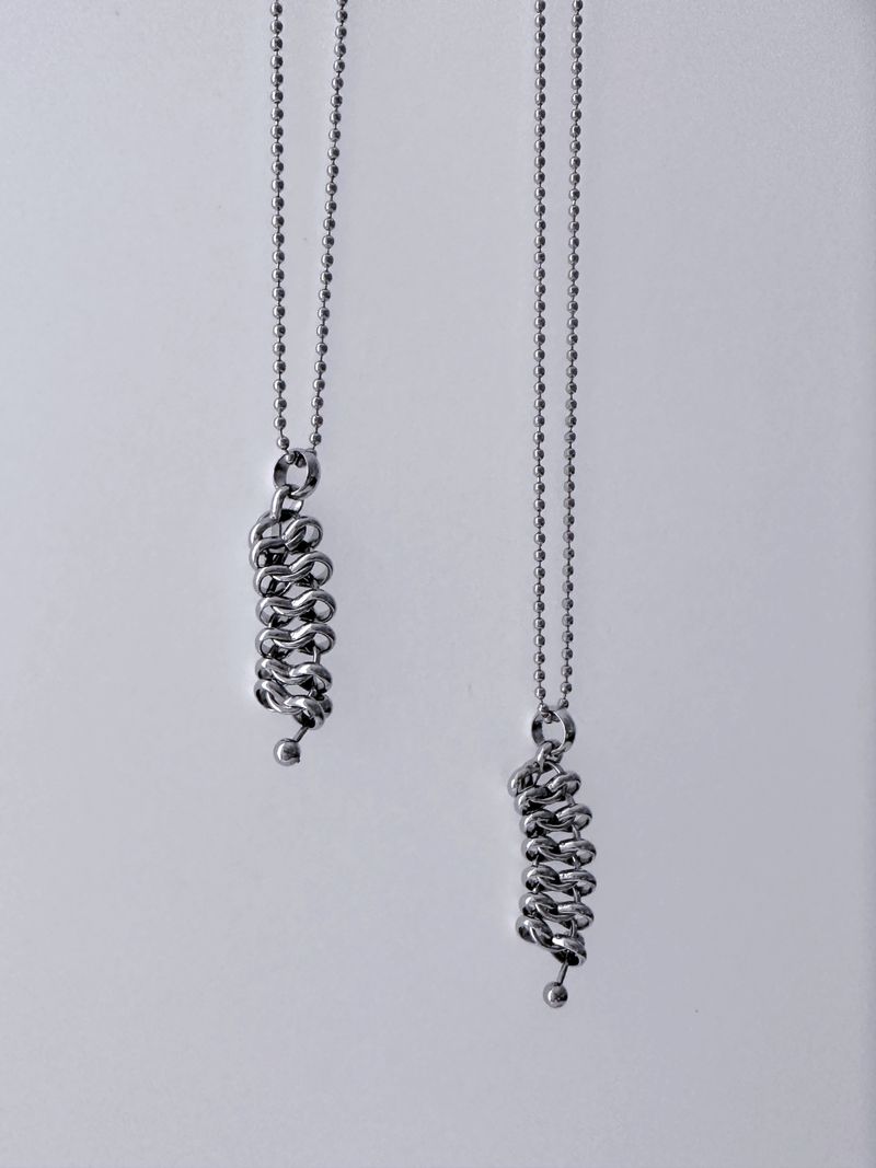 piercing (8) weave necklace