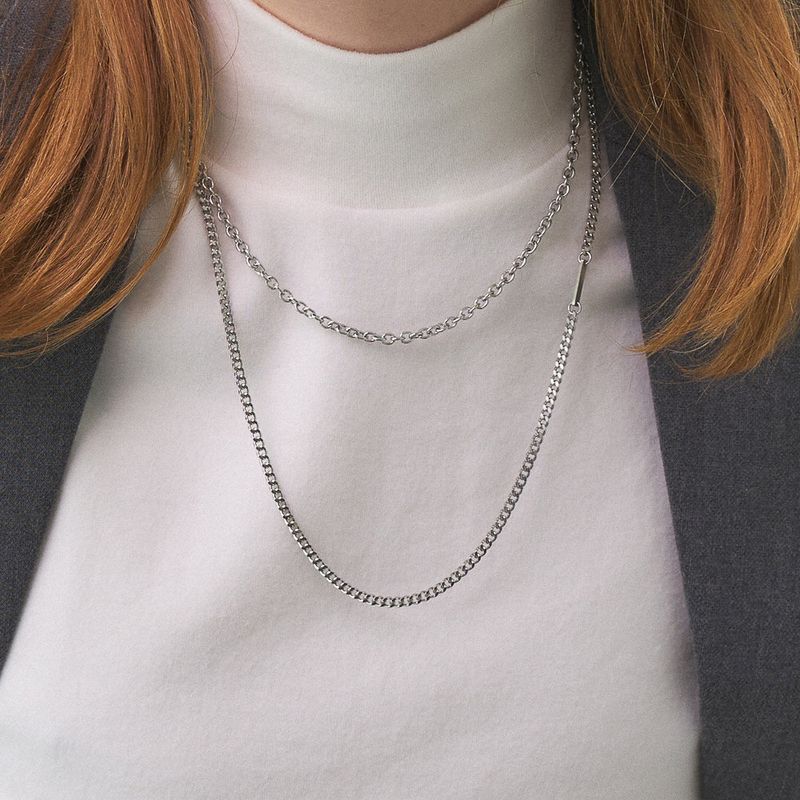 BASSCLEF（ベースクレフ）の「a men's layered necklace_CLEF CLEAN TONE NEC（Accessories）」