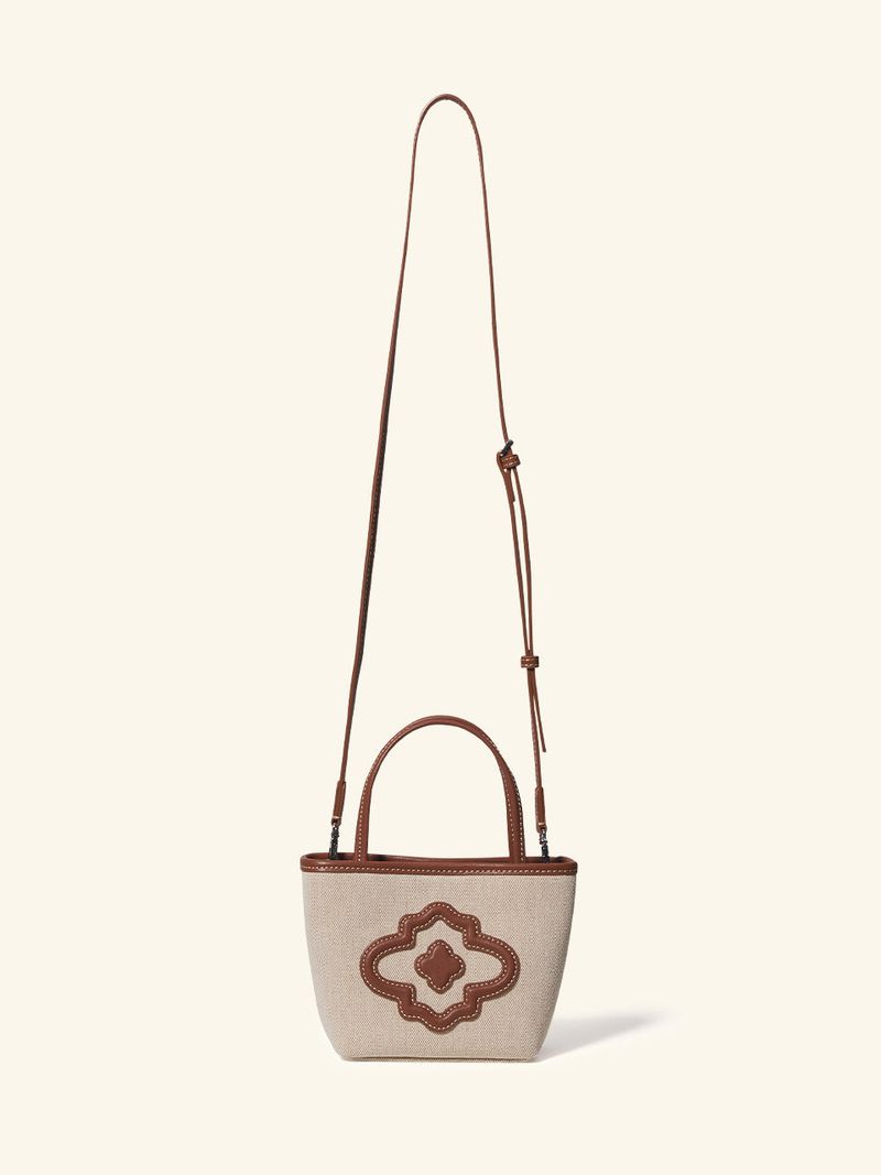 Moroccan Rose Canvas Mini Tote