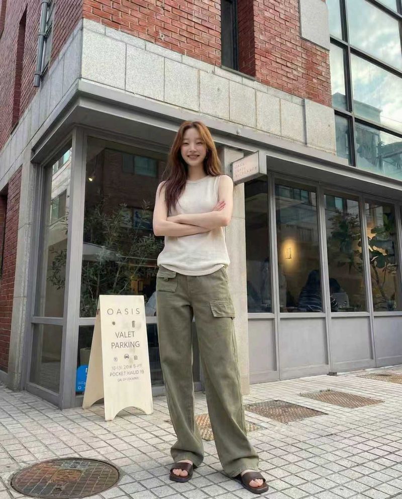 [3RD REORDER] SOFT OLIVE DYING FRONT POCKET DENIM code 26221