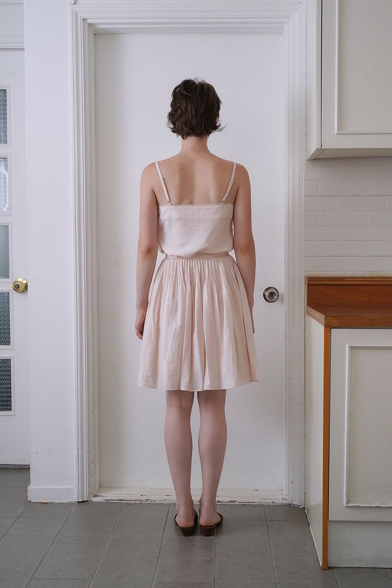 Sleek tensel skirt_pink