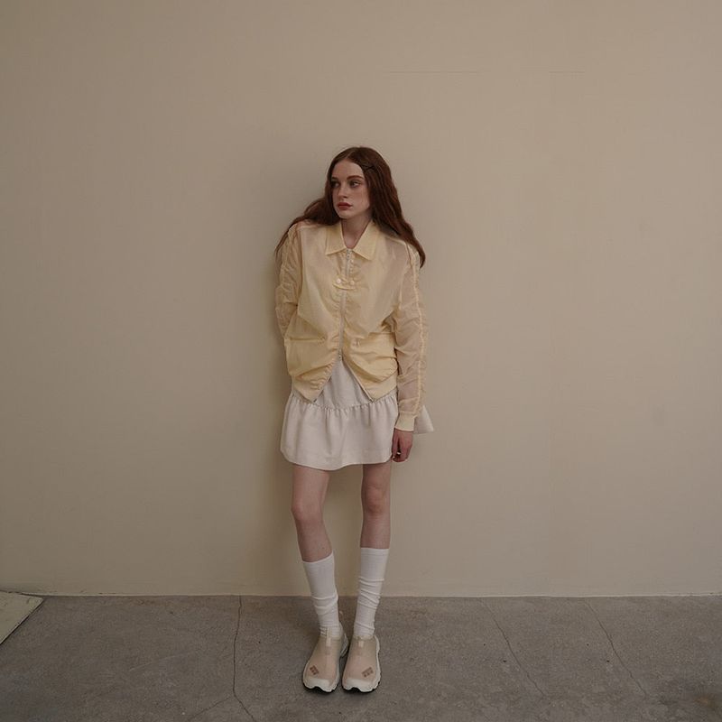 Lime Nylon Shrring Jacket