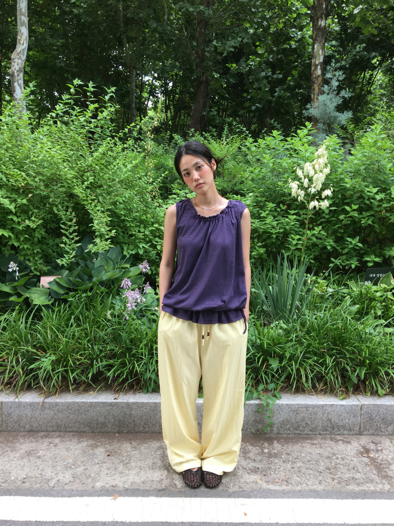 Park Wood String Pants (3color)
