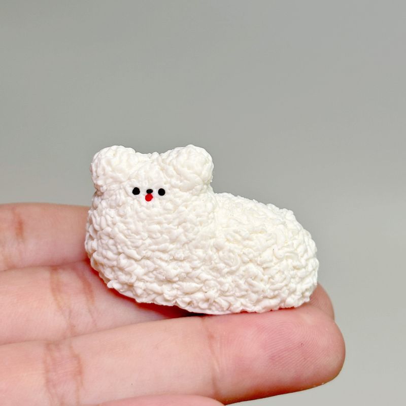 ホワイトわんちゃんのオブジェ