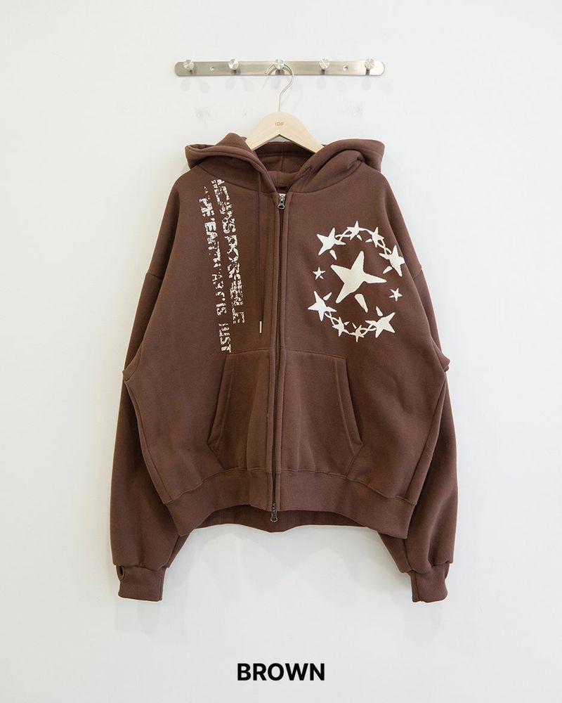 Scope Cropped Fleece Hoodie Zip-up