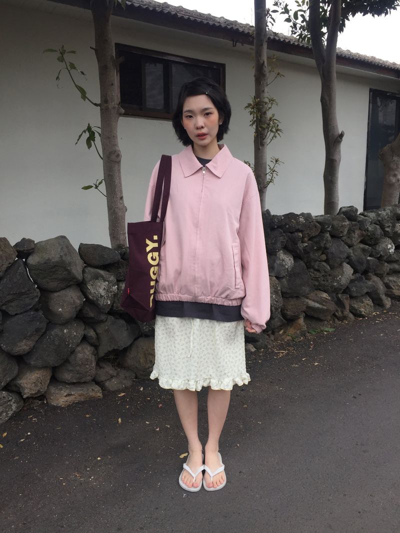 DUGGY(ダギー)の「Tulle floral frill midi skirt (2color)(Skirts)」