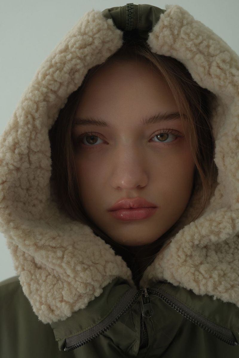 HOODED FLIGHT JUMPER_KHAKI