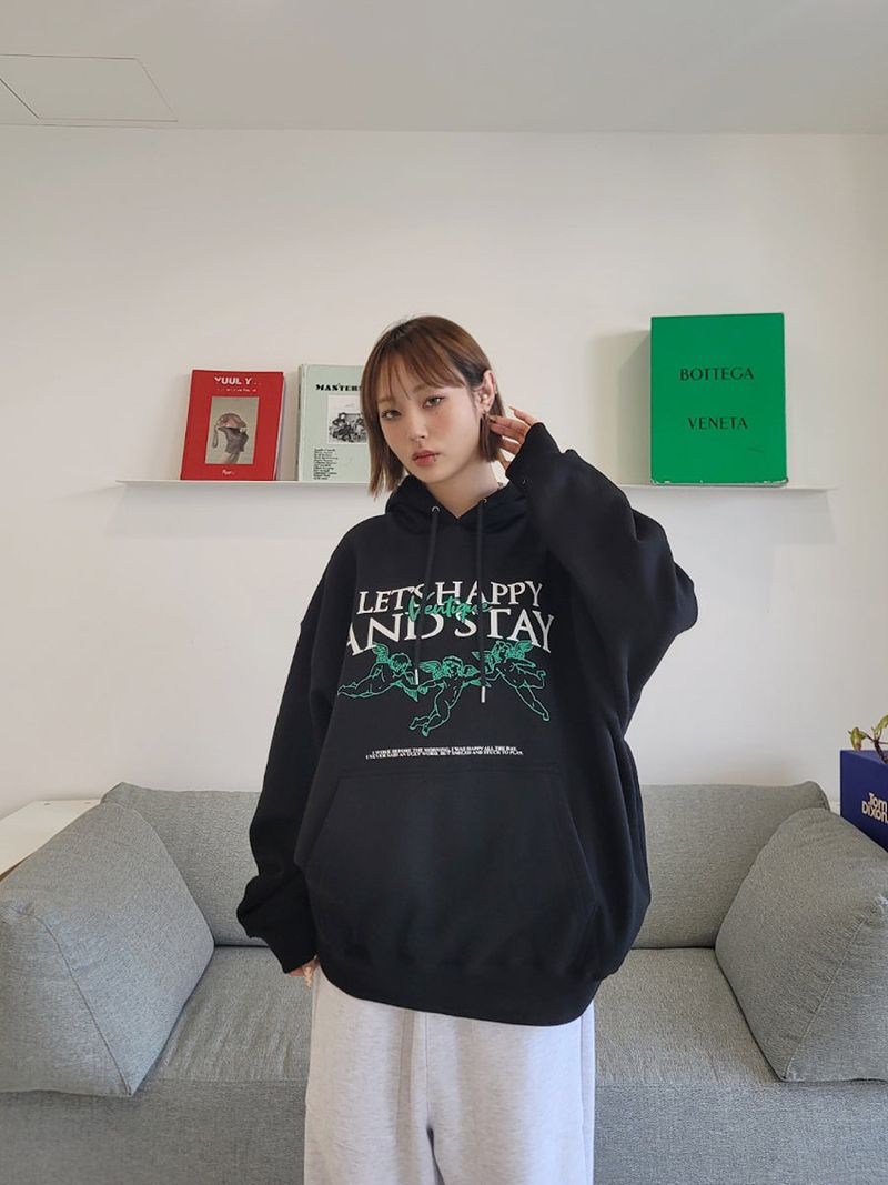 VENTIQUE angel fluff Hoodie 3color