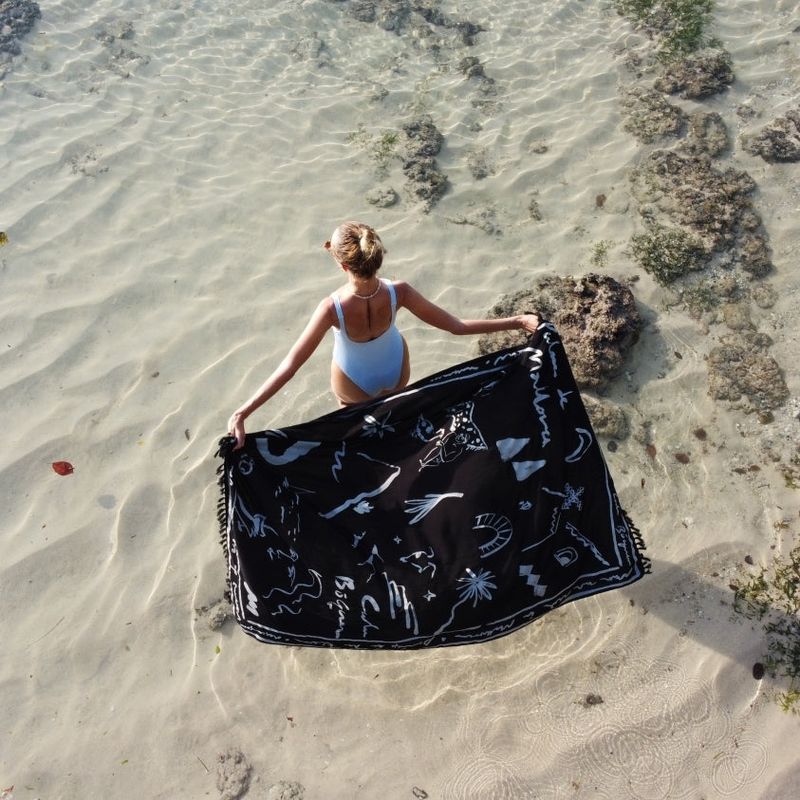 [Eco blanket] Mallorca - Black