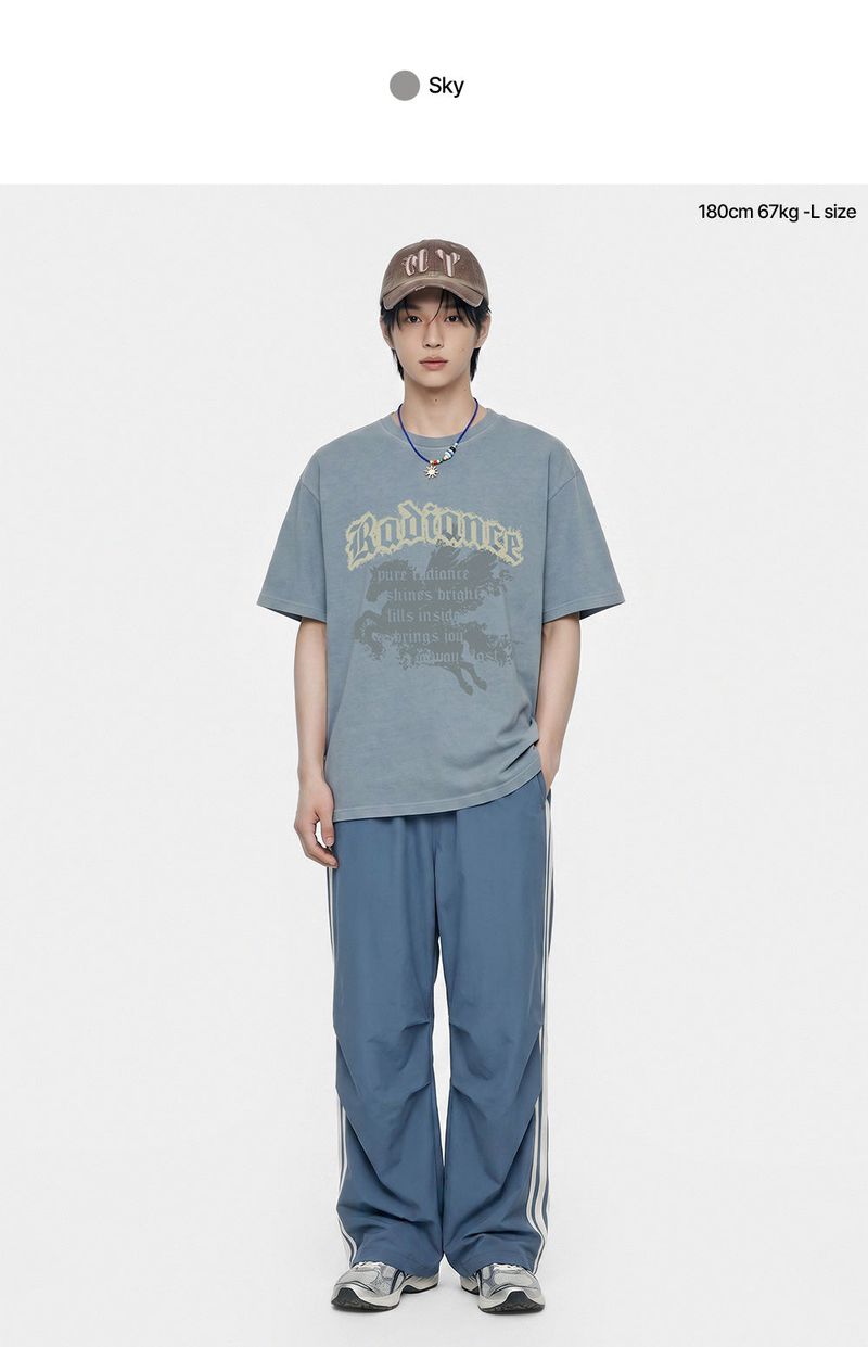 radiance pigment-dyed short-sleeve t-shirt (3color)