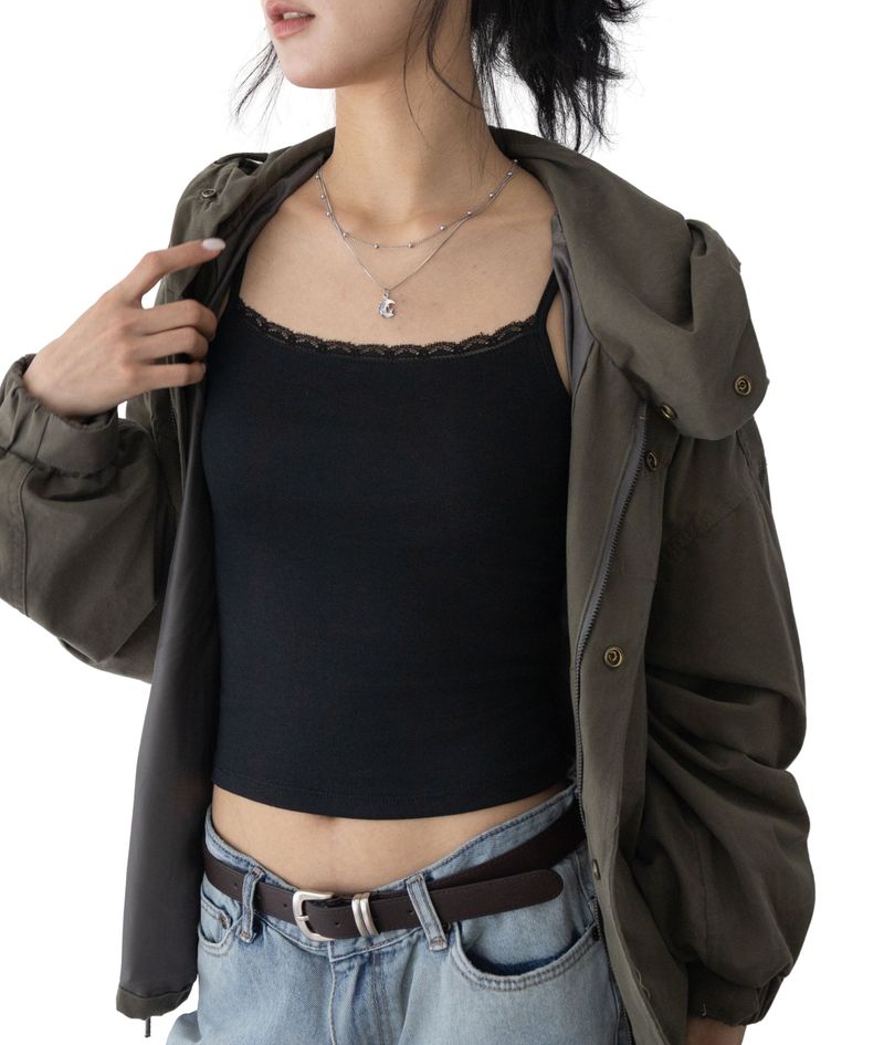 Manda Lace Crop Tank Top