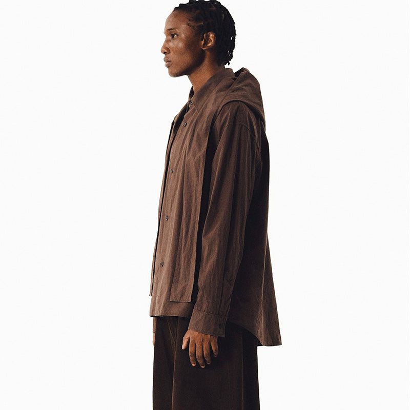 HOODED SHIRT