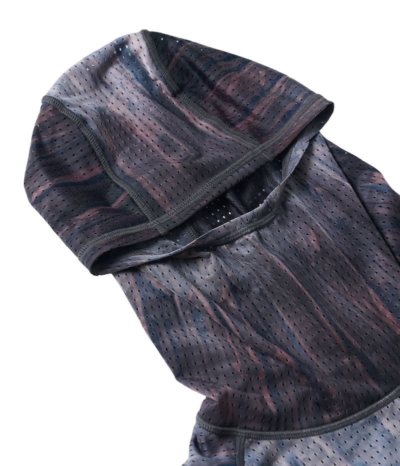 Air Vent Tie-Dye Racing Finger Watch-Hole Hood Sleeve (Aurora)