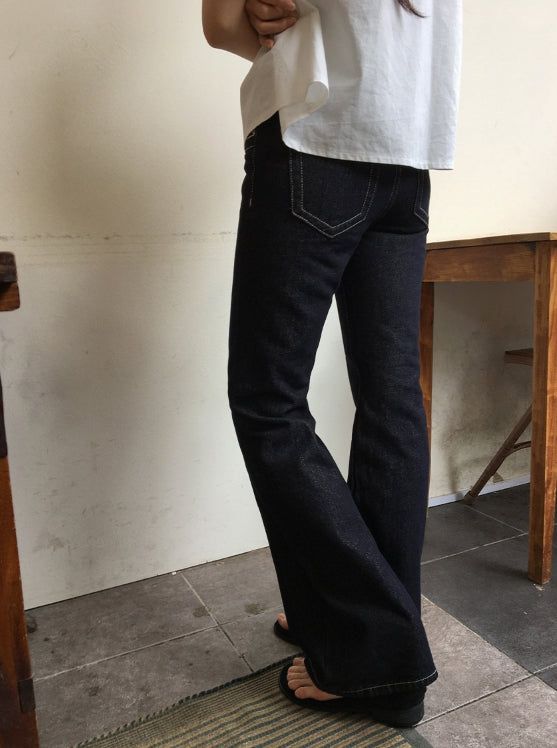 Kozle Washing Bootcut Denim Pants