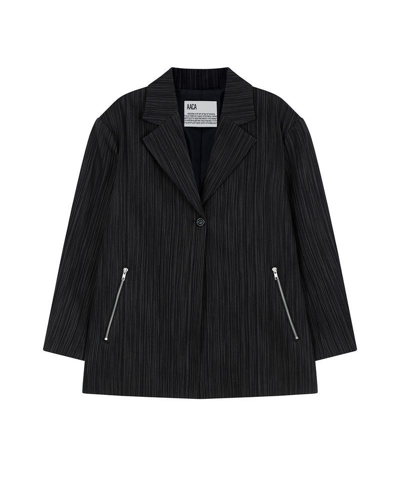 Zipper Stripe Jacket Navy