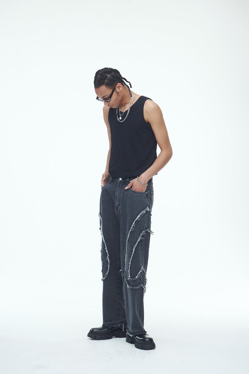 Comma Denim Pants Grey