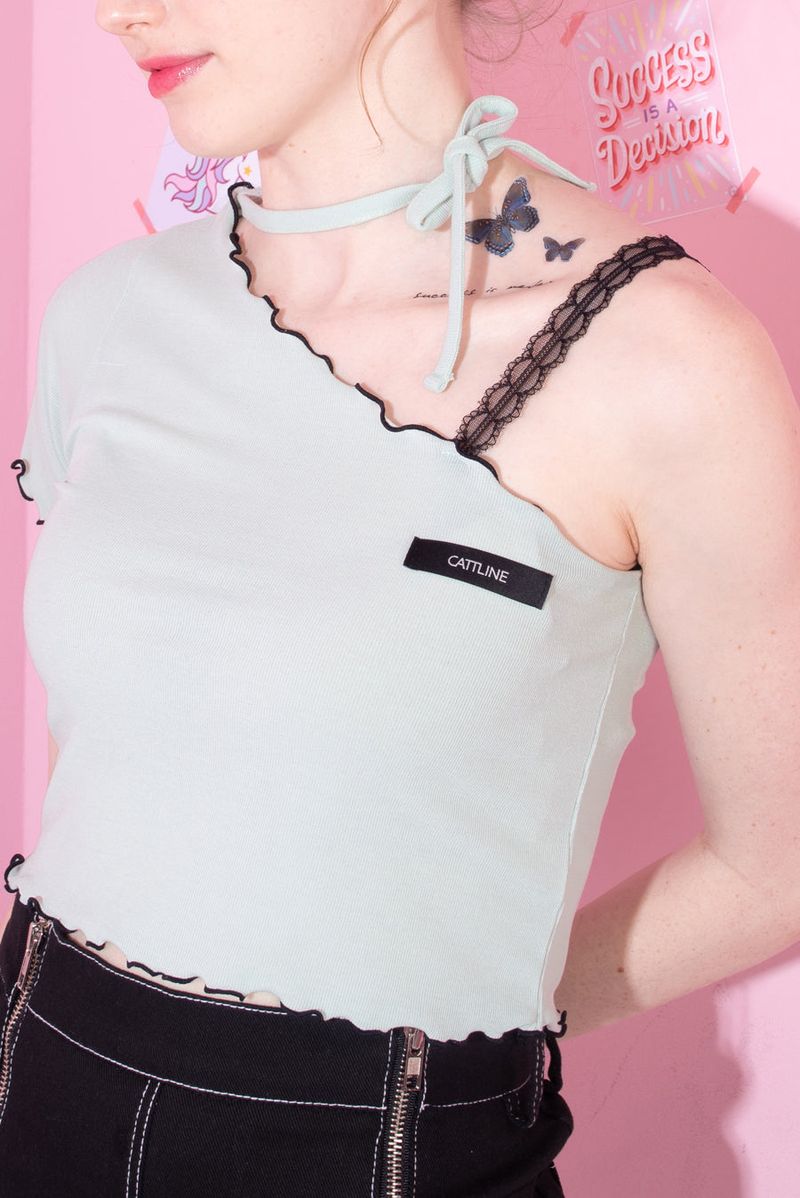 cattline(カトリーヌ)の「choker t-shirt mint(Tops)」