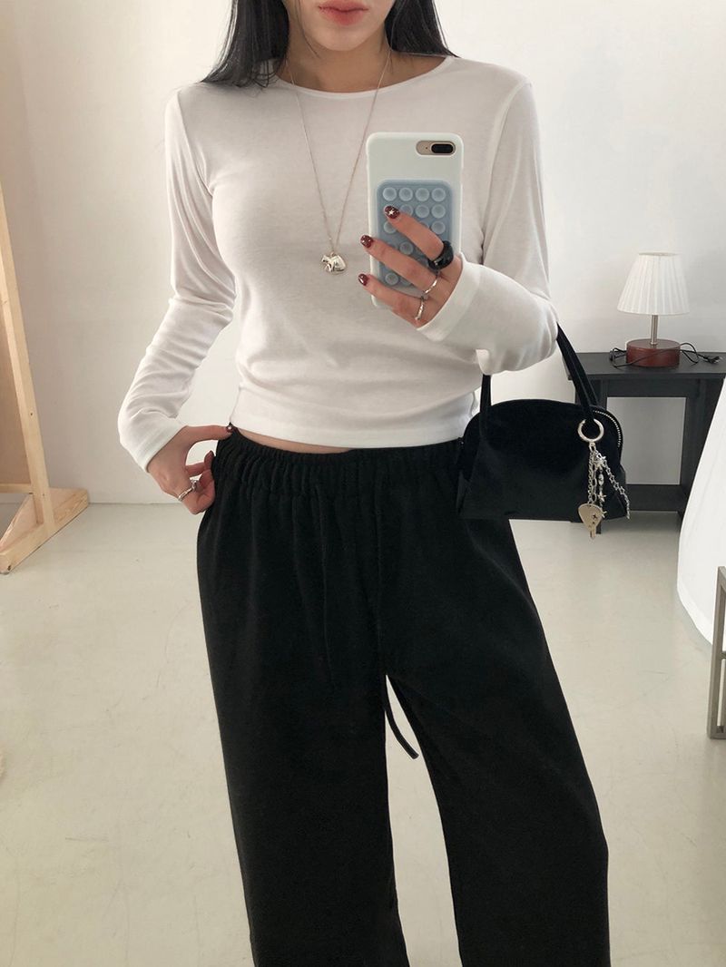 [MADE] ENTOL VELOUR WIDE PANTS