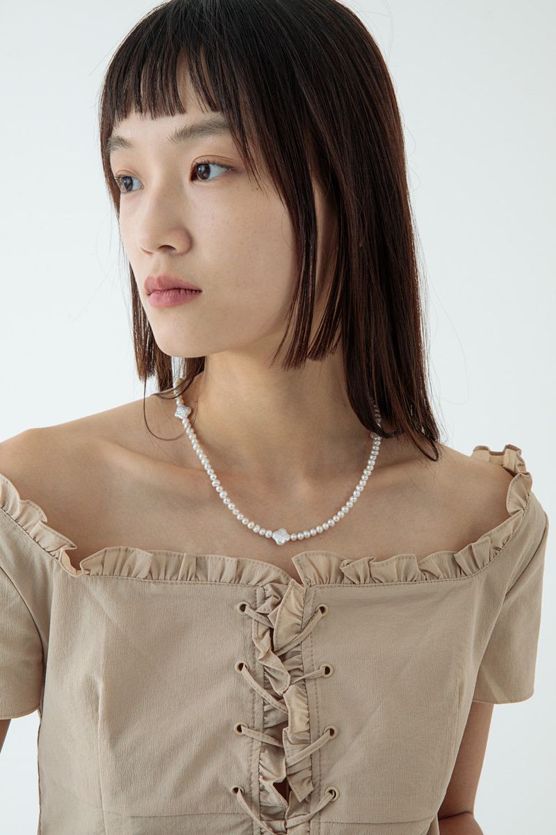 + pearl necklace