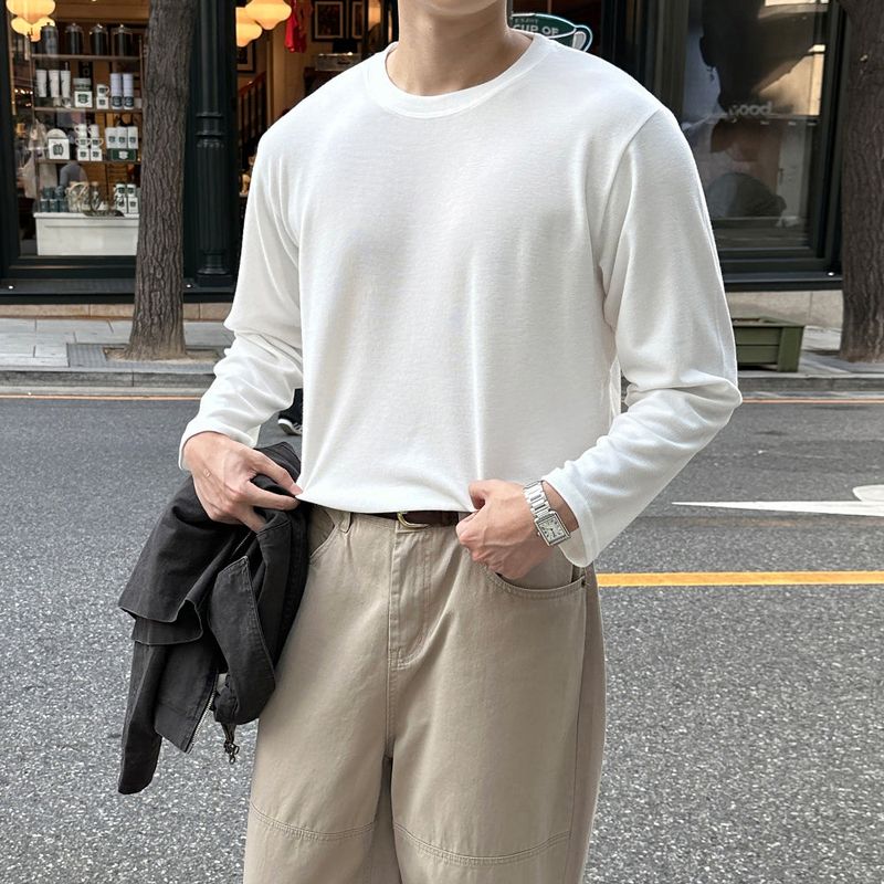 lemenne(ルメンヌ)の「LMN ファインニットラウンド長袖Tシャツ (4 colors)(トップス)」