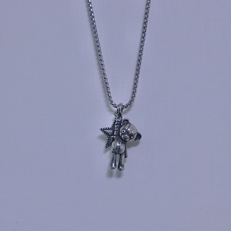 Teddy Bear Star Necklace