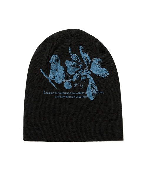 KIRSH（キルシー）の「CHERRY GRAPHIC BEANIE [BLACK]（Hats）」