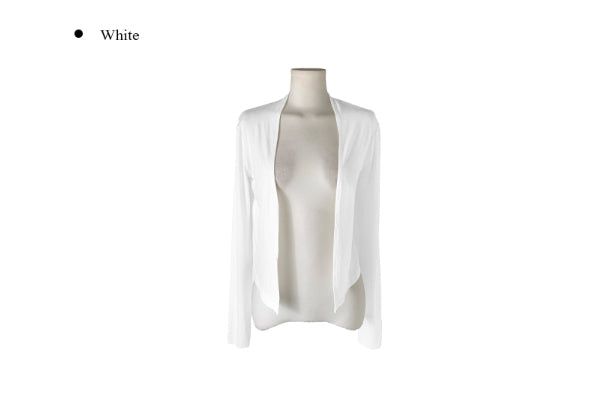 Eo Soft Slim Long Sleeve Shawl Open Cardigan