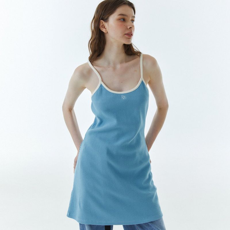 RVS Sleeveless One-piece Blue