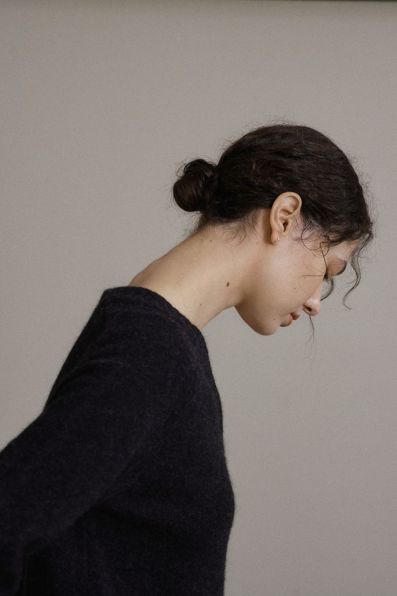 WOOL V-KNIT_CHARCOAL