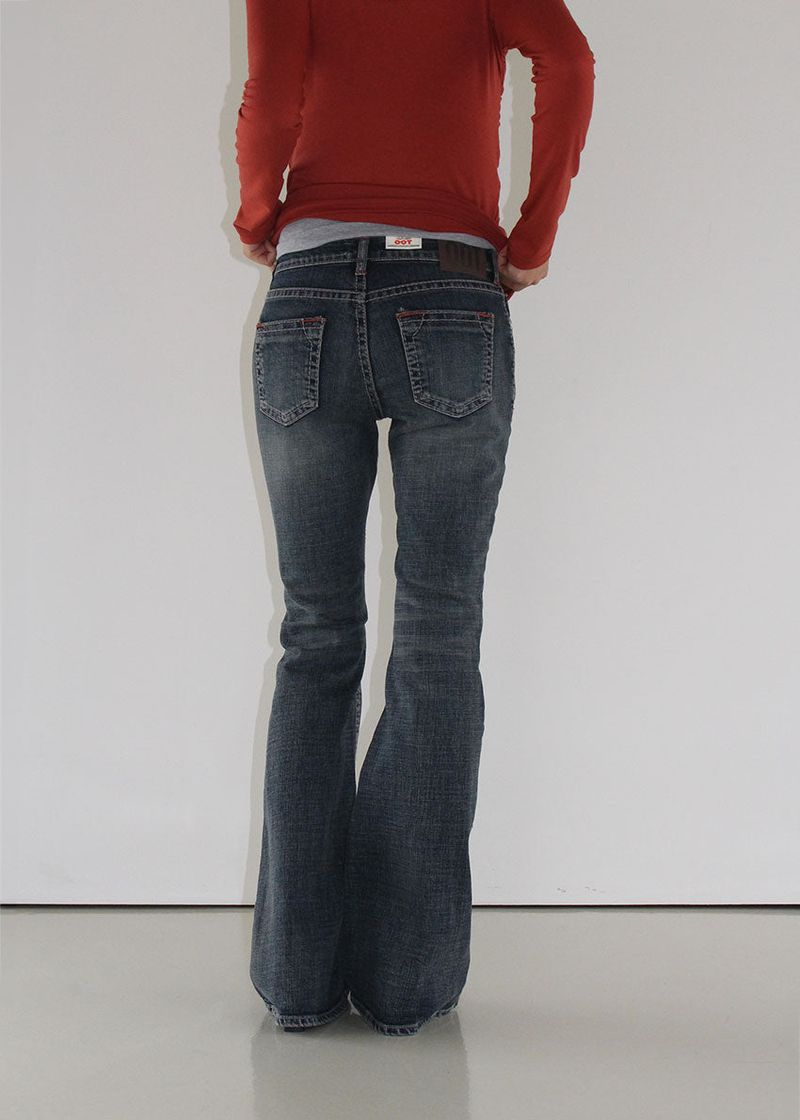 BETTY LOW BOOTS CUT DENIM