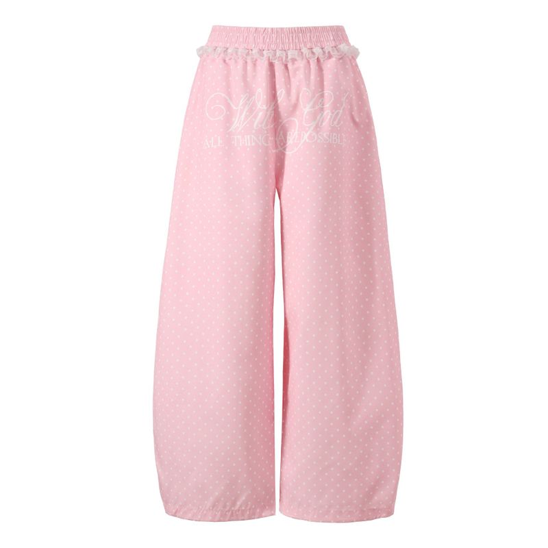 ネロレタリングワイドパンツ