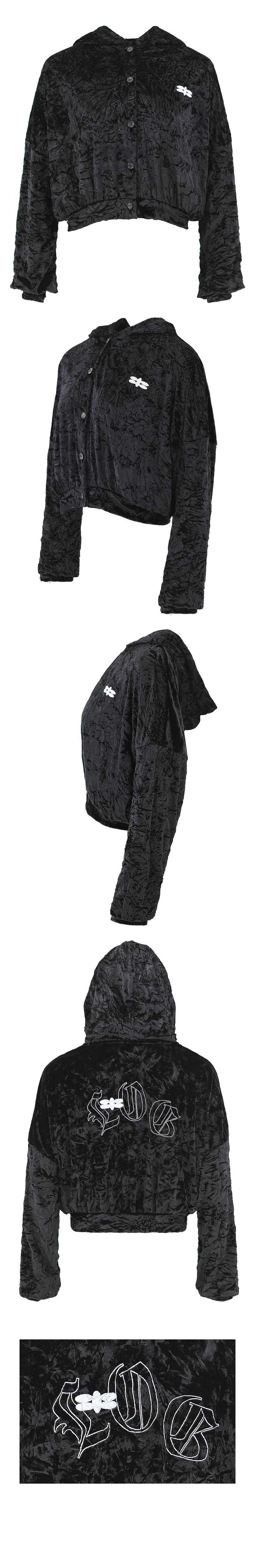 FLY HOOD JUMPER IN BLACK