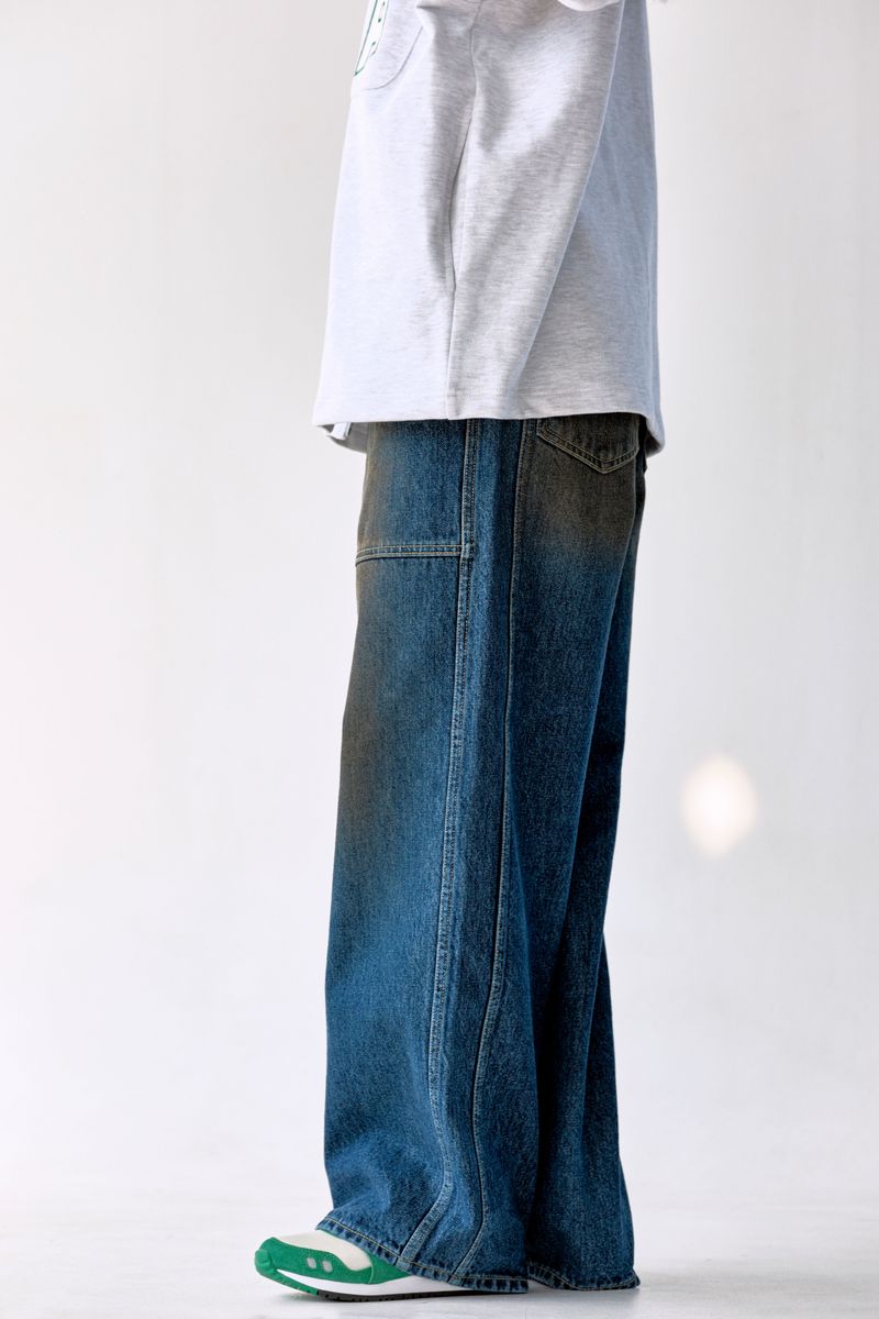 ALARM LINE DENIM PANTS_WOMAN