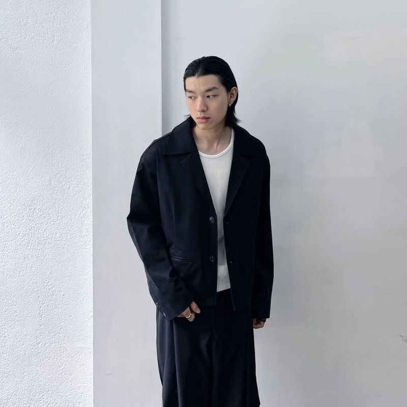 Cropped Tailored Jacket