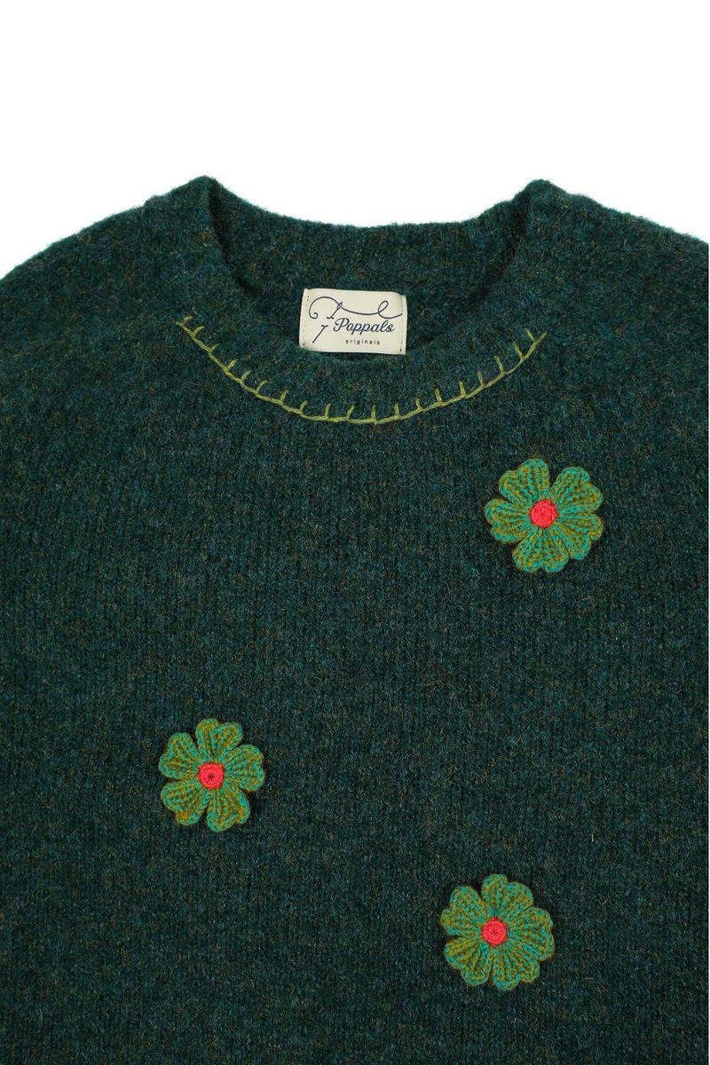 Tommy Flower Knit [Green]