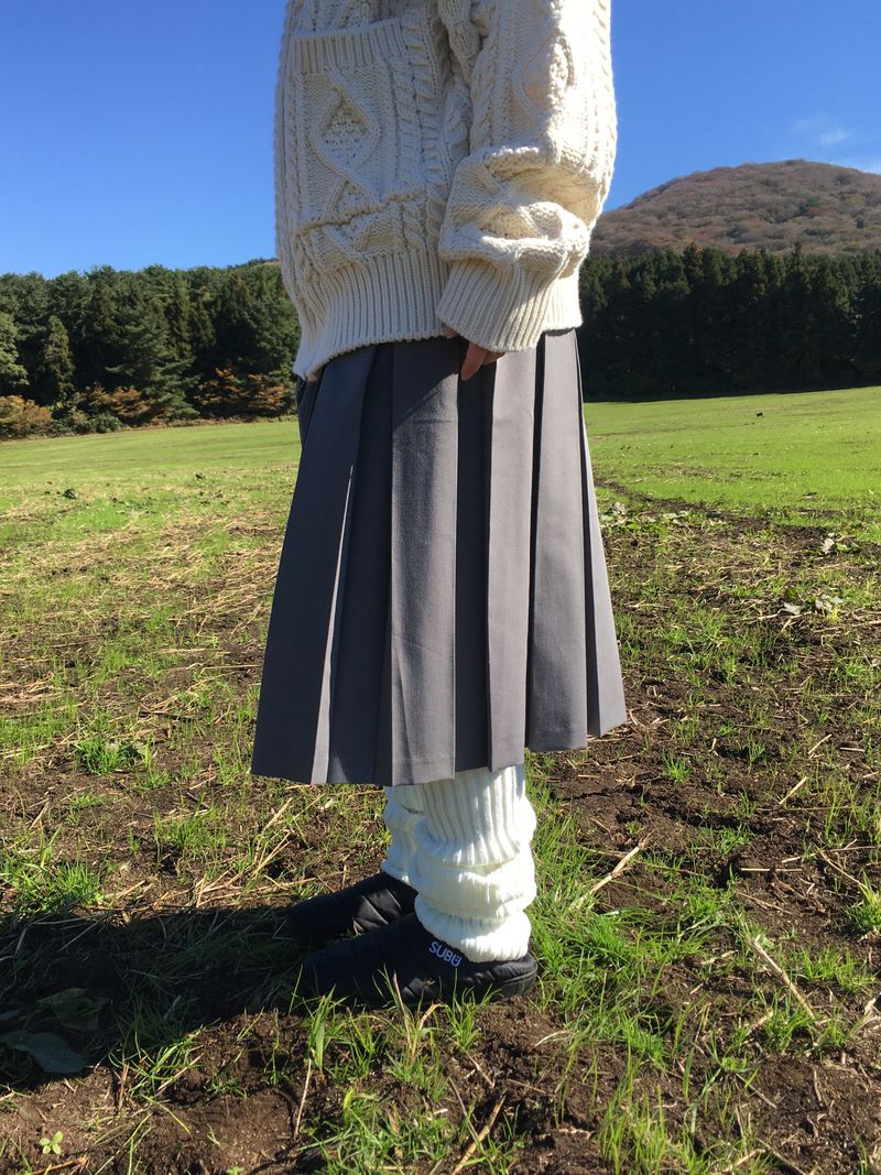 Pleated skirt