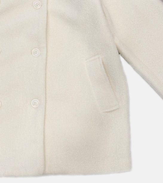 Vanilla Snow Midi Coat