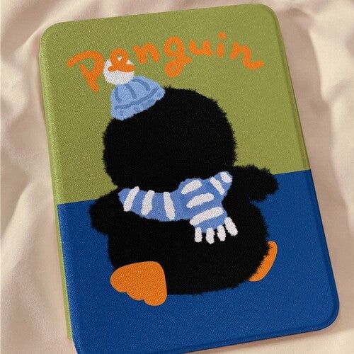 Cartoon Penguin Character iPad Case