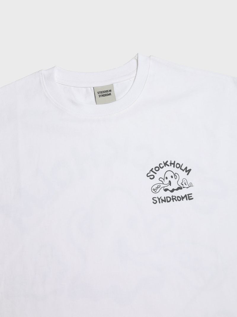 ゴーストTシャツ - ホワイト