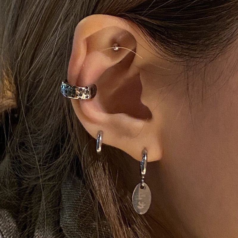山力 ring earring