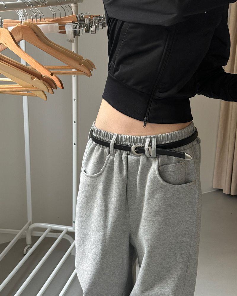 Belt sweat pants (Unisex)