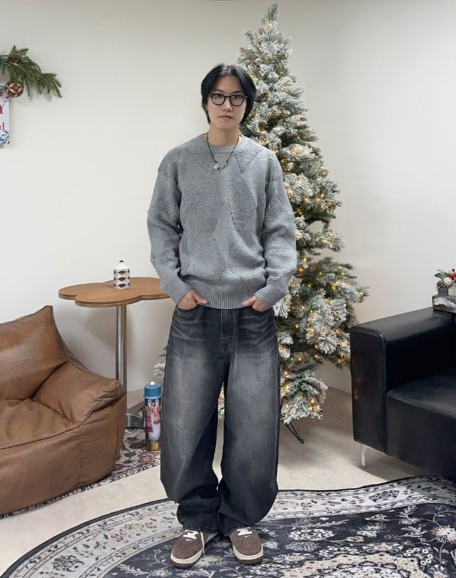 Tay Boucle Diamond Knit
