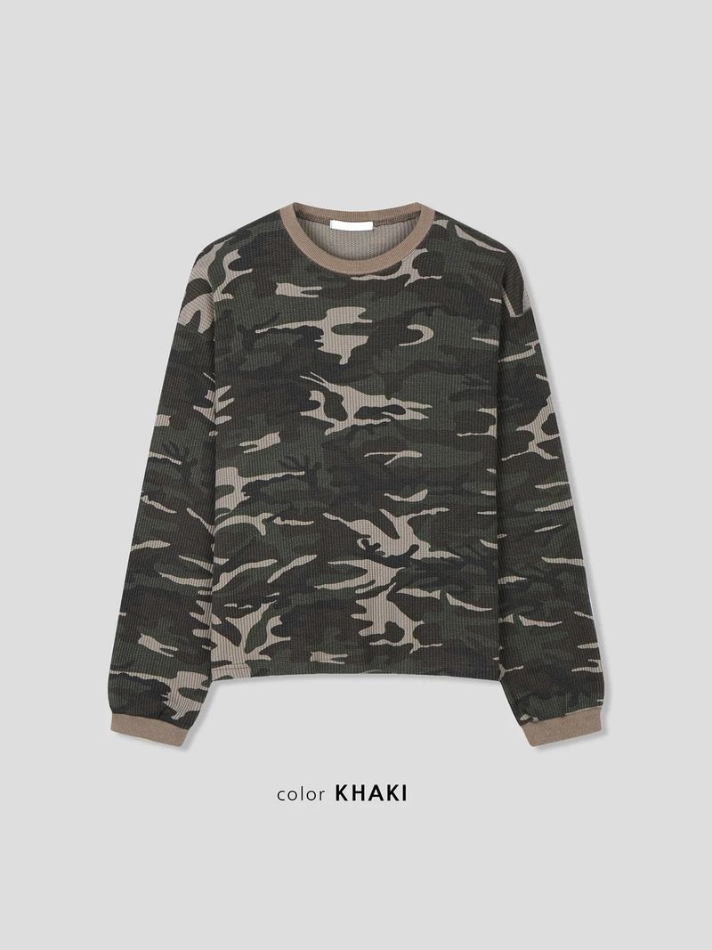 Seen Camo Waffled Longsleeve